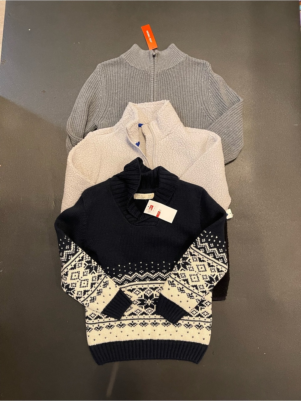 3 winter sweater bundle boys 7-12 yrs NWT